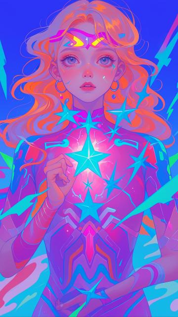 1 girl, girl with super power of electric magic, 
<Br> cinematic style, surreal art combining blur and fantasy, 8k, high quality