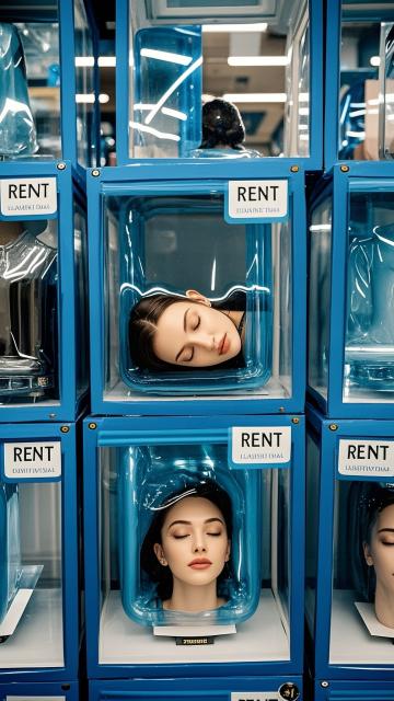 bad things in cyber city : real face avatar for rent