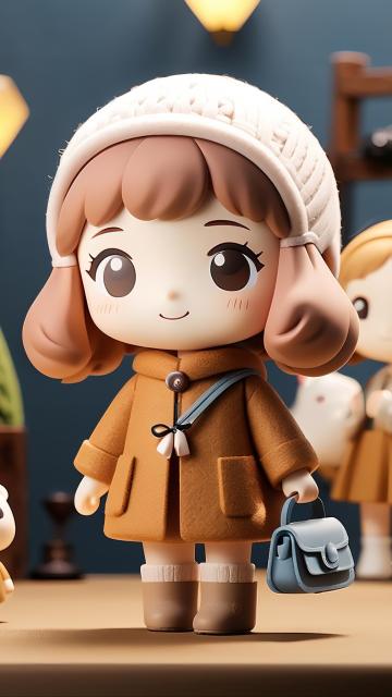 [["blind box, little girl, ip character, hd resolution, modern style, three-dimensional effect, wool felt","en"]]
