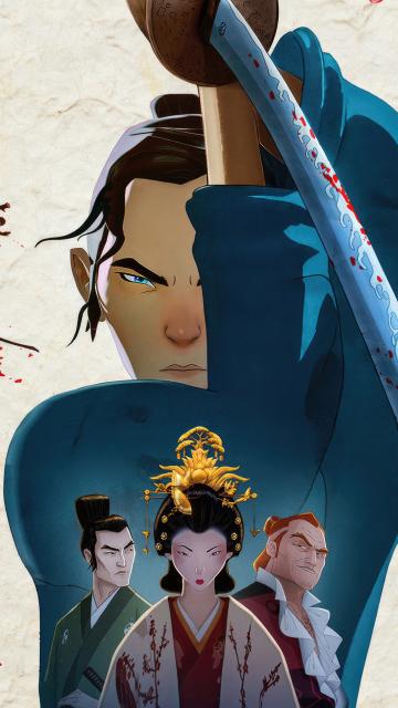 Blue Eye Samurai, 5K poster, Mizu