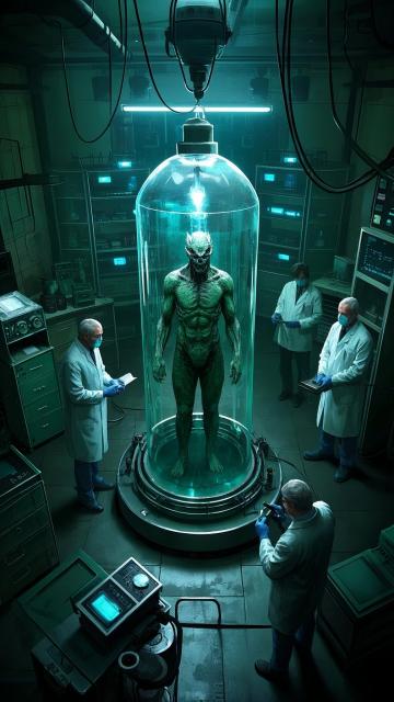 creating a big scary monster