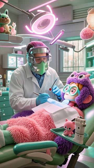 fluffy dental office