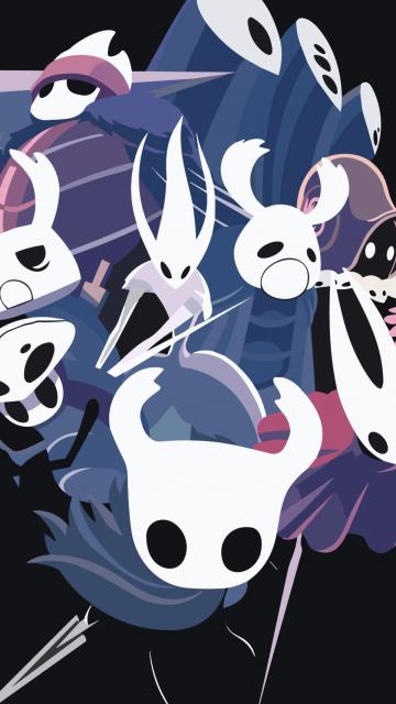 Hollow Knight, Dark background 5K