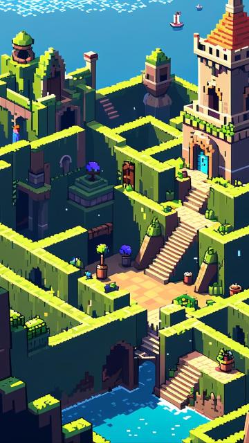 [["pixel pictures; maze dungeon; pixel style","en"]]
