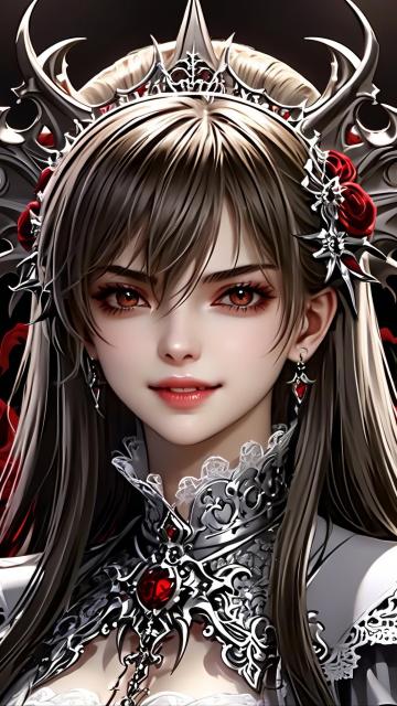 vampire knight queen, beautiful, extreme detail, deadly